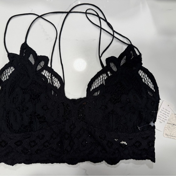 Free People Other - Free People - Black Lace Bralette
